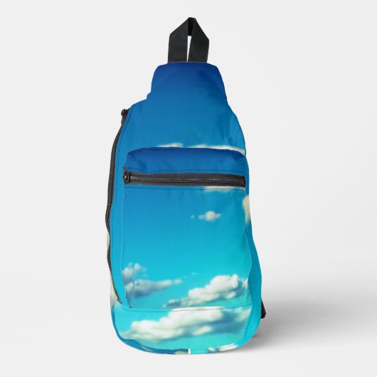 Een vlek wolken sling bag (Voorkant)