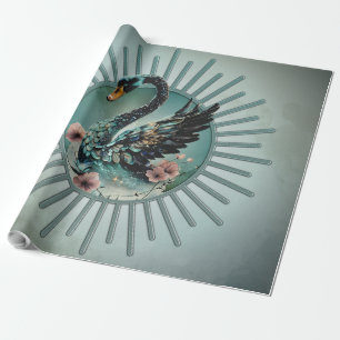 Een vleugje fantasie en elegantie, de zwaan van de cadeaupapier