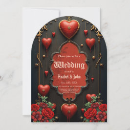 Een vleugje gotiek, hart en eeuwige verbondenheid. kaart