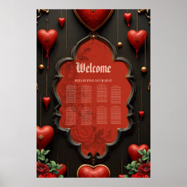 Een vleugje gotiek, hart en eeuwige verbondenheid. poster