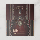 Een vleugje gotische magie, plaatskaartje (Buitenkant ongevouwen)