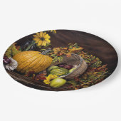 Een vleugje herfstpapier Borden 9" Papieren Bordje (Gekanteld)