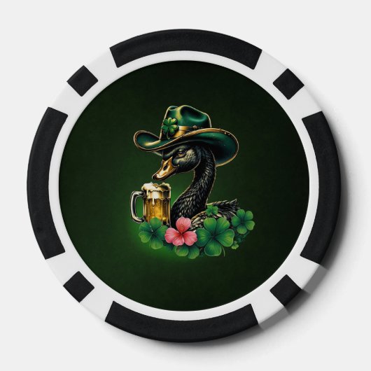 Een vleugje Ierland Poker Chips (Achterkant)