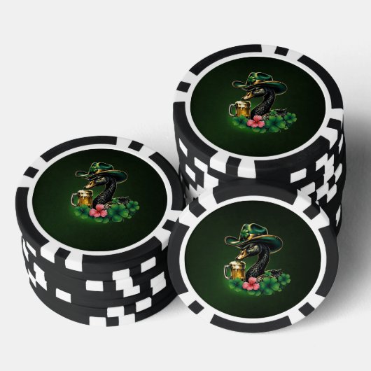 Een vleugje Ierland Poker Chips (Opstapeling)