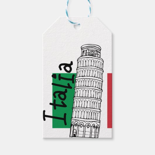 Een vleugje Italië Cadeaulabel (Voorkant)