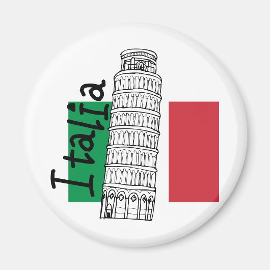 Een vleugje Italië Magneet (Voorkant)