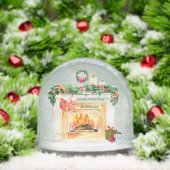 EEN VLEUGJE KERSTNOSTALGIE 2 SNEEUW WERELDBOLLEN SNEEUWBOL (Kerstmis)