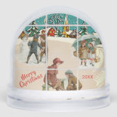 EEN VLEUGJE KERSTNOSTALGIE SNEEUWBOL (Voorkant)