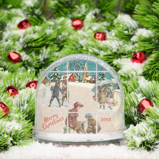 EEN VLEUGJE KERSTNOSTALGIE SNEEUWBOL (Kerstmis)