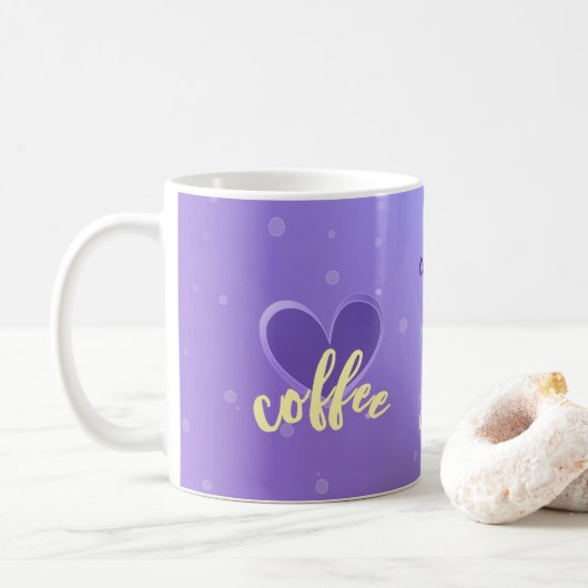 Een vleugje liefde in elke slok koffie mok (Met donut)