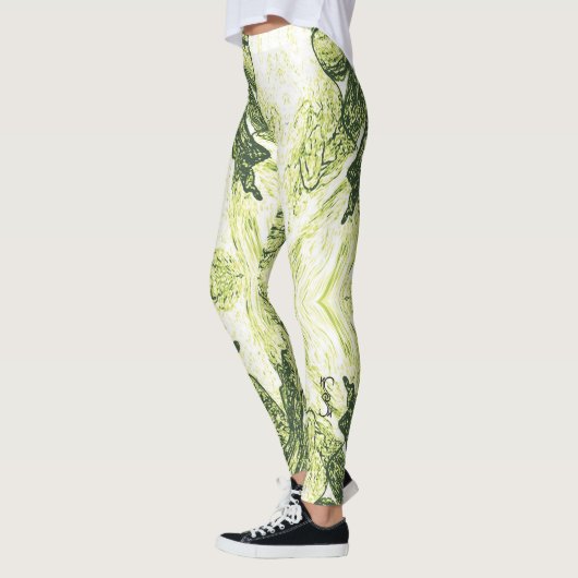 Een Vleugje Lime Groen Leggings (Links)