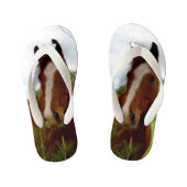 Een vleugje Natuur: een kastanjepaard en Banksia, Kinder Teenslippers (Voetbed)
