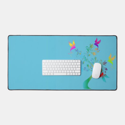 Een vleugje paradijs bureaumat (Keyboard & Muis)