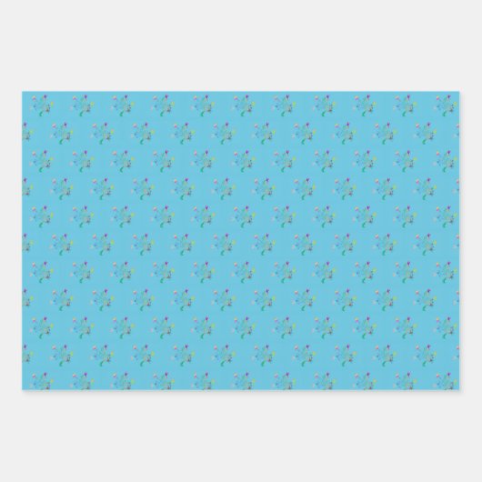 Een vleugje paradijs inpakpapier vel (Voorkant)