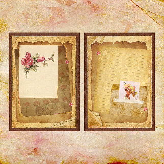 Een vleugje Pink Junk Journal Pages (Creator heeft geüpload)