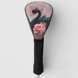 Een vleugje roos en de gloed van de zwaan. golfheadcover