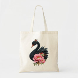 Een vleugje roos en de gloed van de zwaan. tote bag