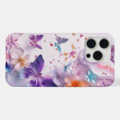 Een vleugje schoonheid met deze vlinder-geïnspiree iPhone hoesje (Achterkant horizontaal)