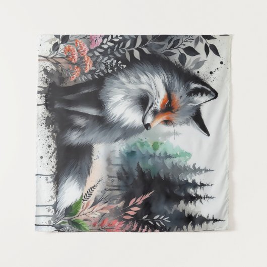 Een vleugje Sinaasappel Wandkleed (Voorkant (horizontaal))