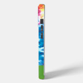 EEN VLEUGJE SMARAGDKLEUR MODERN STROPDAS-DYE Case-Mate iPhone CASE (Achterkant / Links)