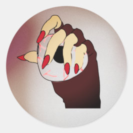 Een vleugje Trippy Vision Ronde Sticker