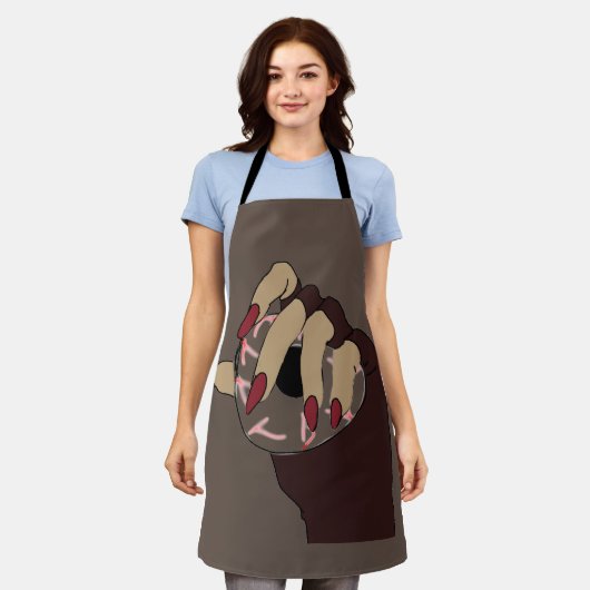 Een vleugje Trippy Vision Schort (Gedragen)