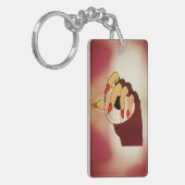 Een vleugje Trippy Vision Sleutelhanger (Voorkant Links)