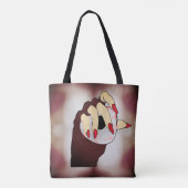 Een vleugje Trippy Vision Tote Bag (Achterkant)