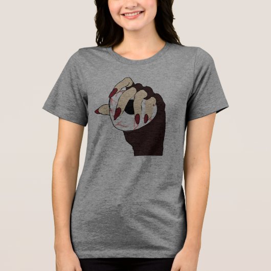 Een vleugje Trippy Vision Tri-Blend Shirt (Voorkant)