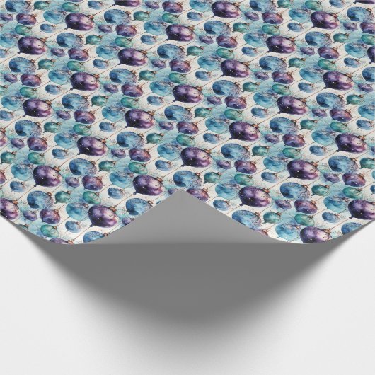 Een vleugje weelde: een samensmelting van Paarse e Cadeaupapier (Hoek)