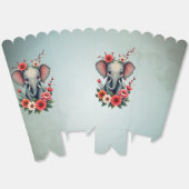 Een vleugje zomer: de baby-olifant bedankdoosjes (Ongevouwen)