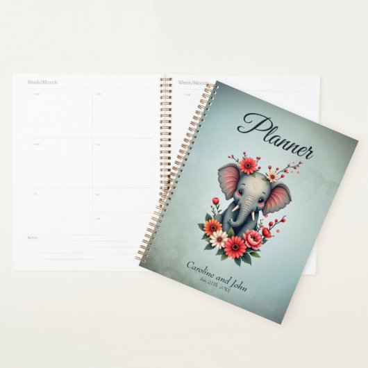 Een vleugje zomer: de baby-olifant planner (Display)