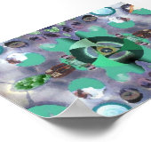 Een vliegend oog tijdens visies poster (Hoek)