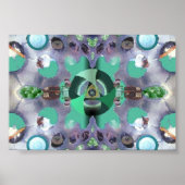 Een vliegend oog tijdens visies poster (Voorkant)