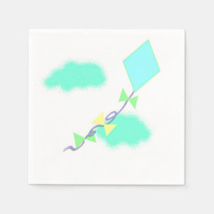 Een vlieger vliegen servetten