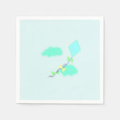 Een vlieger vliegen servetten (Voorkant)