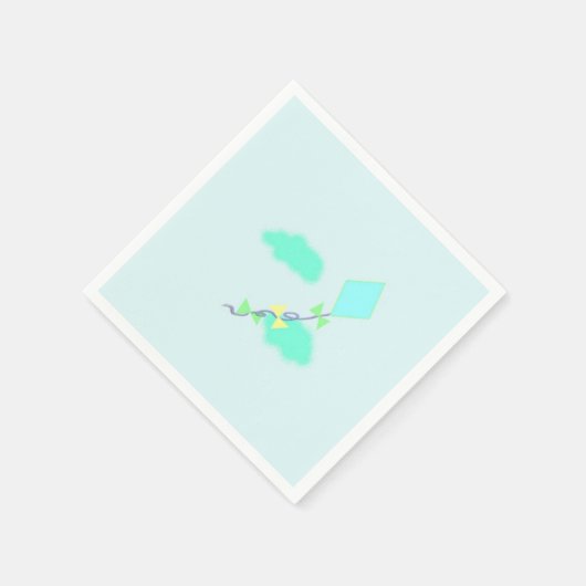 Een vlieger vliegen servetten (Hoek)