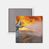 Een vliegtuig reddingsteams magneet (Voorkant / Achterkant)