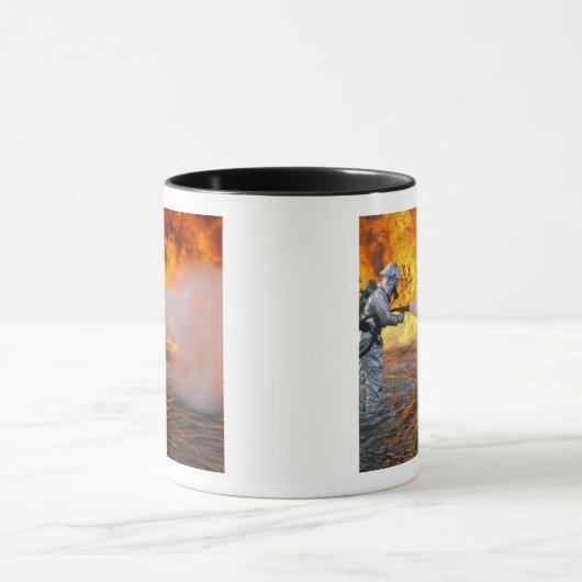 Een vliegtuig reddingsteams mok (Midden)