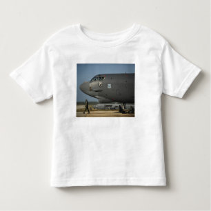 Een vliegtuigbemanning van de Amerikaanse luchtmac Kinder Shirts