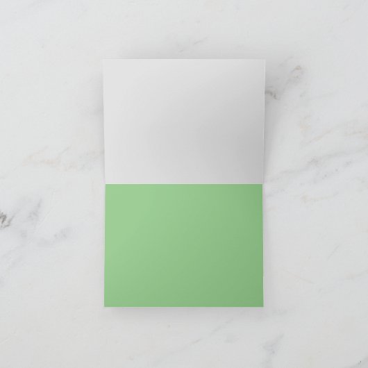 Een vlinder die op een lef rust bedankkaart (Binnen)