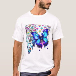 Een vlinder, een droomvanger en cupcakes t-shirt