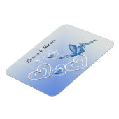 Een vlinder en hart magneet (Linkerzijde)