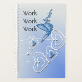 Een vlinder en hart planner