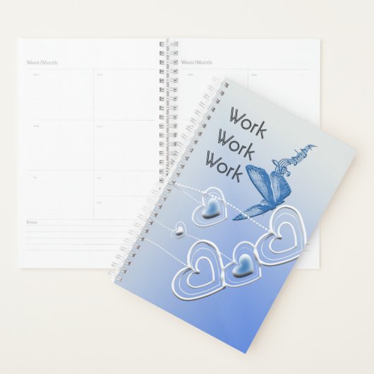 Een vlinder en hart planner (Display)
