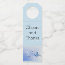 Een vlinder en harten