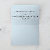 Een vlinder en harten kaart (Binnen)