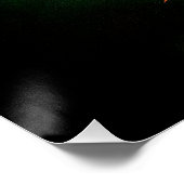 Een vlinder en rozen perfect poster (Hoek)