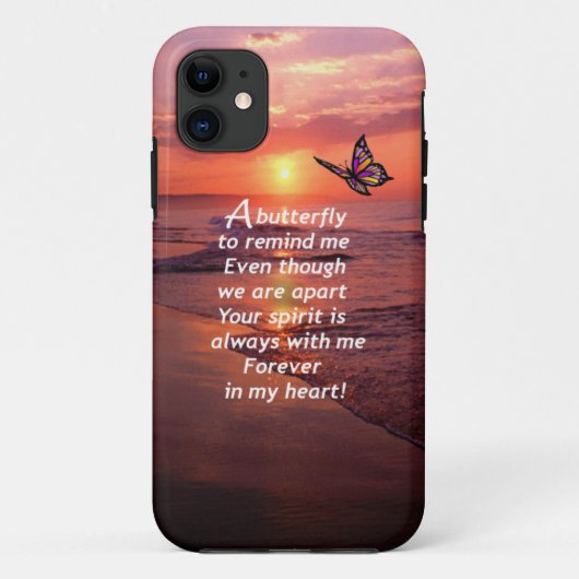 Een vlinder om me te herinneren Case-Mate iPhone case (Achterkant)
