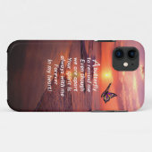 Een vlinder om me te herinneren Case-Mate iPhone case (Achterkant (horizontaal))